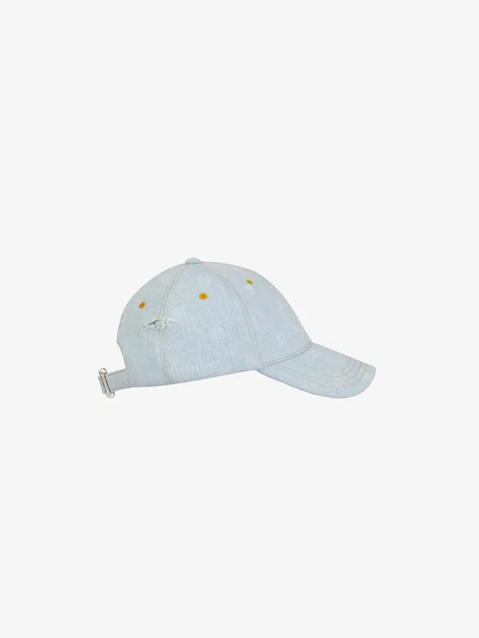 Givenchy GIVENCHY Cap In 4G Washed Denim Cloud Blue Women Beanies and Caps Givenchy GIVENCHY Cap In 4G Washed Denim Cloud Blue Women Beanies and Caps