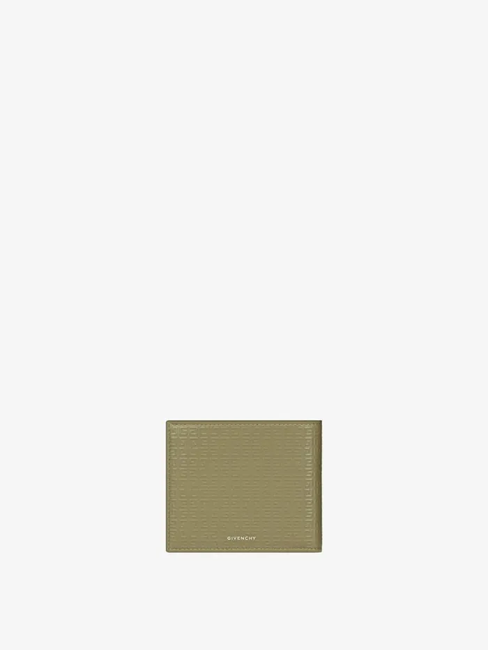 Givenchy GIVENCHY Wallet In 4G Micro Leather Khaki Men Wallets and Card Holders Givenchy GIVENCHY Wallet In 4G Micro Leather Khaki Men Wallets and Card Holders