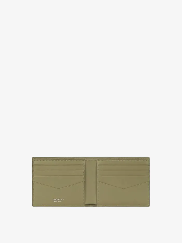 Givenchy GIVENCHY Wallet In 4G Micro Leather Khaki Men Wallets and Card Holders Givenchy GIVENCHY Wallet In 4G Micro Leather Khaki Men Wallets and Card Holders