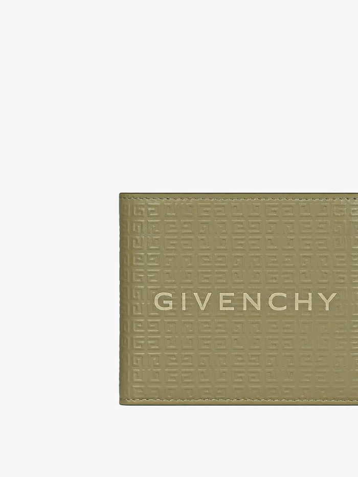 Givenchy GIVENCHY Wallet In 4G Micro Leather Khaki Men Wallets and Card Holders Givenchy GIVENCHY Wallet In 4G Micro Leather Khaki Men Wallets and Card Holders