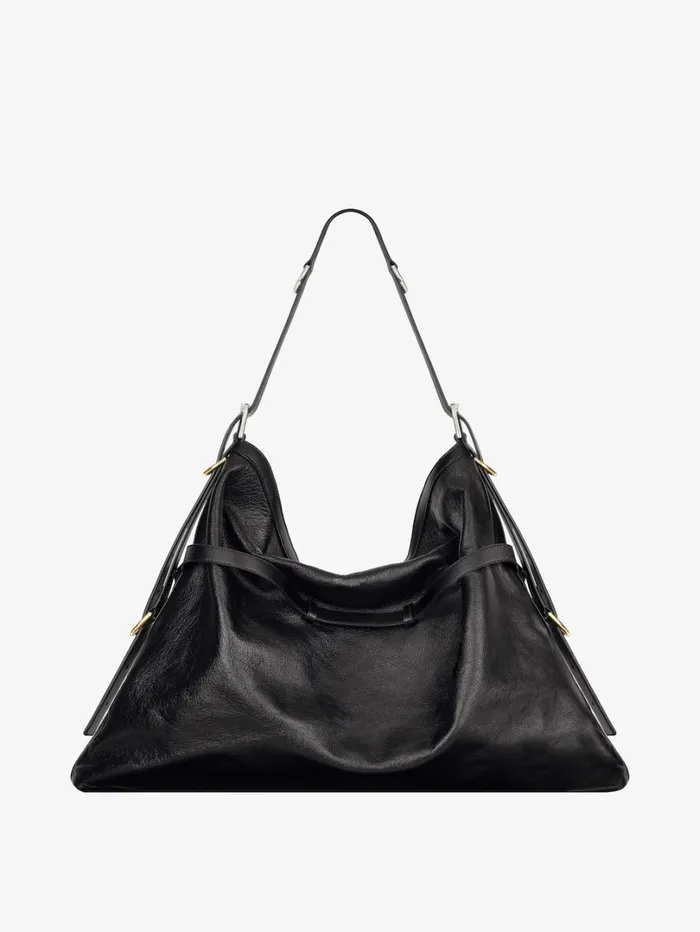 Givenchy Large Voyou Bag In Leather Black Women Crossbody Bags Givenchy Large Voyou Bag In Leather Black Women Crossbody Bags