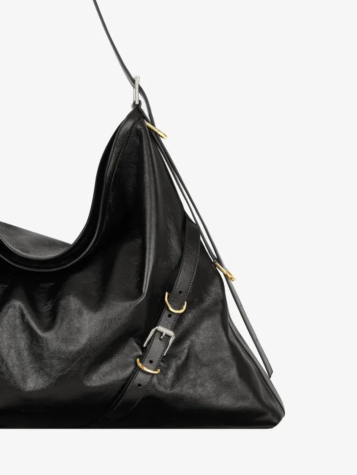 Givenchy Large Voyou Bag In Leather Black Women Crossbody Bags Givenchy Large Voyou Bag In Leather Black Women Crossbody Bags
