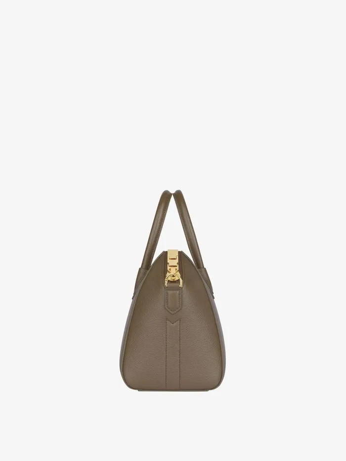 Givenchy Mini Antigona Bag In Grained Leather Taupe Women Crossbody Bags Givenchy Mini Antigona Bag In Grained Leather Taupe Women Crossbody Bags