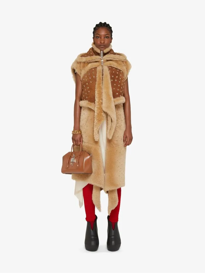 Givenchy Mini Antigona Lock Bag In Box Leather Chestnut Women Crossbody Bags Givenchy Mini Antigona Lock Bag In Box Leather Chestnut Women Crossbody Bags