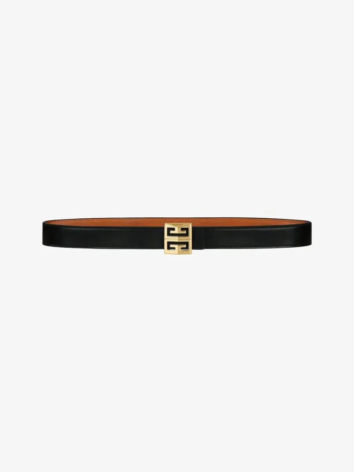 Givenchy Reversible Belt In Box Leather Soft Tan Women Belts Givenchy Reversible Belt In Box Leather Soft Tan Women Belts