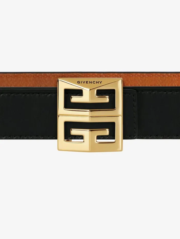 Givenchy Reversible Belt In Box Leather Soft Tan Women Belts Givenchy Reversible Belt In Box Leather Soft Tan Women Belts