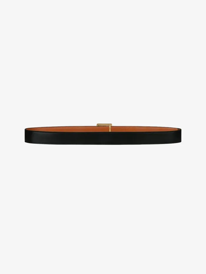 Givenchy Reversible Belt In Box Leather Soft Tan Women Belts Givenchy Reversible Belt In Box Leather Soft Tan Women Belts