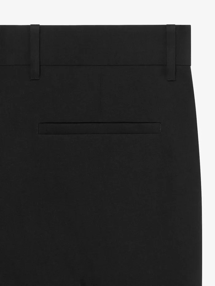 Givenchy Slim Fit Tailored Pants In Wool Black Men Pants and Shorts