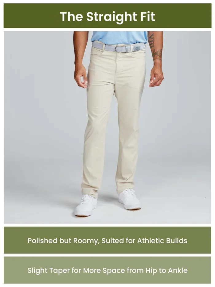 Golf Men Tasc Performance Motion Pant Straight Fit 8211 Deep Indigo