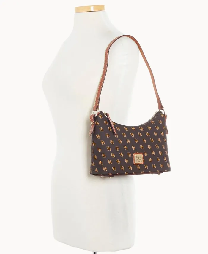 Gretta Baguette Brown Tmoro Woman Dooney and Bourke Shoulder Bags Gretta Baguette Brown Tmoro Woman Dooney and Bourke Shoulder Bags