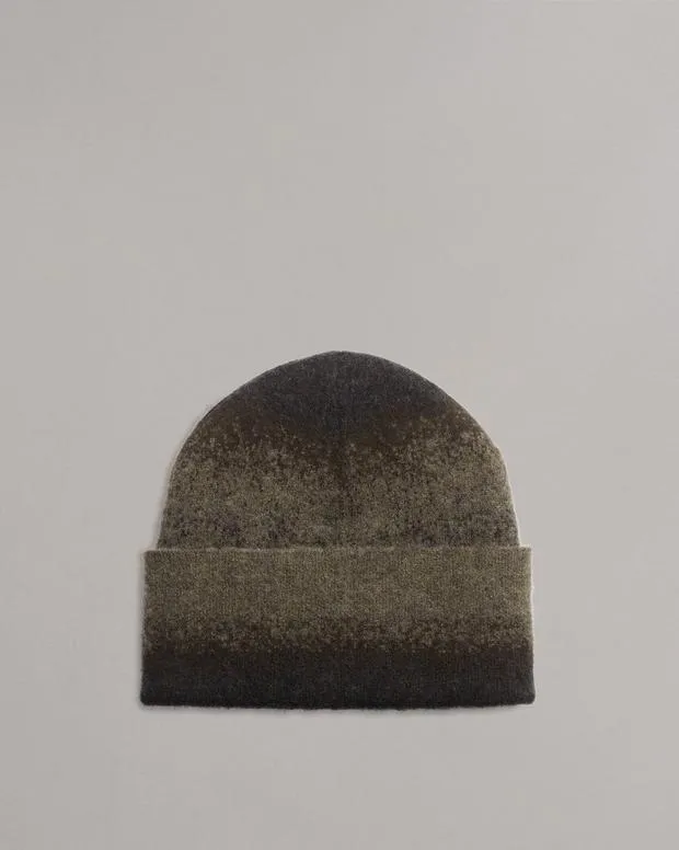 Hats and Gloves Men Rag and Bone Downing WoolBlend Beanie Green Multi