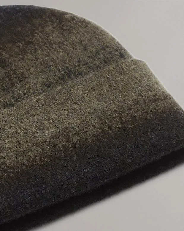 Hats and Gloves Men Rag and Bone Downing WoolBlend Beanie Green Multi