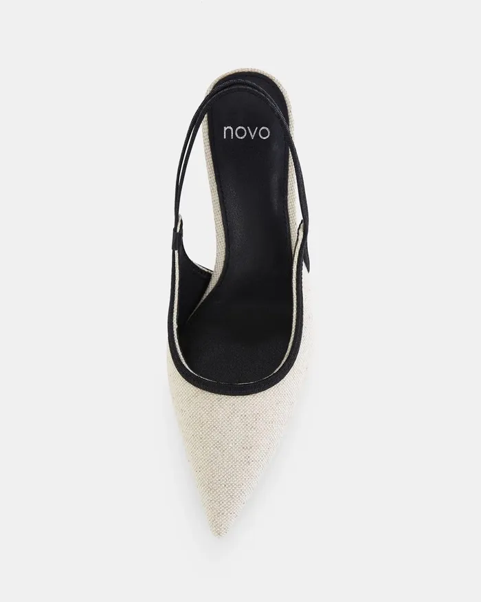 IANTHE LINEN Pumps Women Party NOVO Shoes