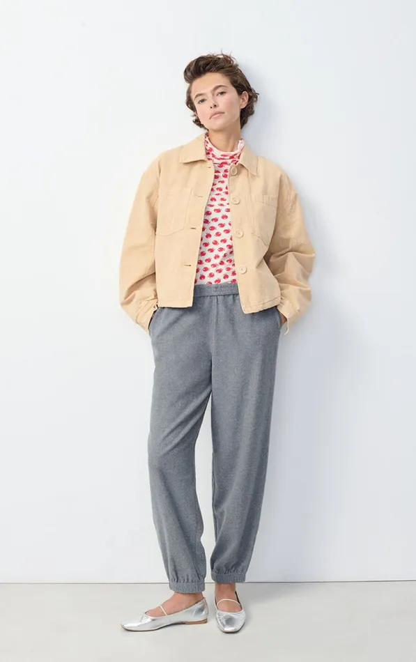 Jacket Rygybay Sand Women American Vintage Jackets and Blazers Jacket Rygybay Sand Women American Vintage Jackets and Blazers