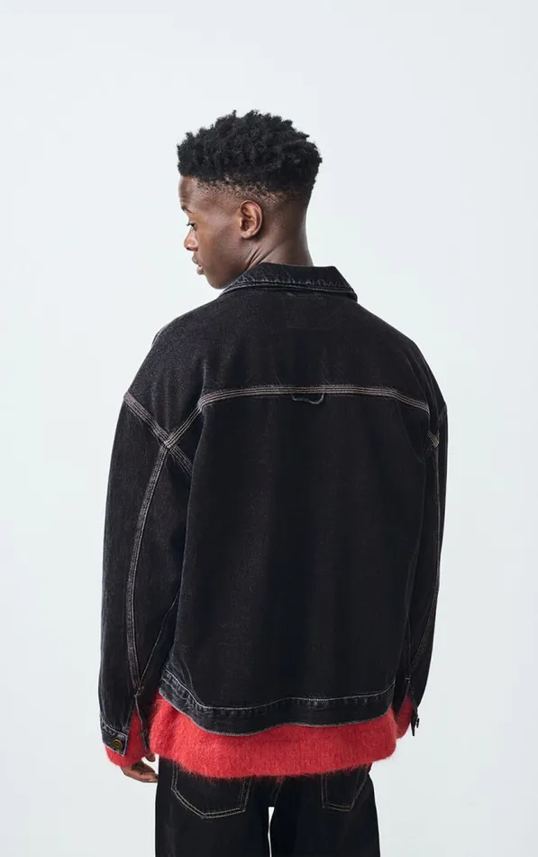 Jacket Yopday Black Vintage Men American Vintage Jackets and Blazers
