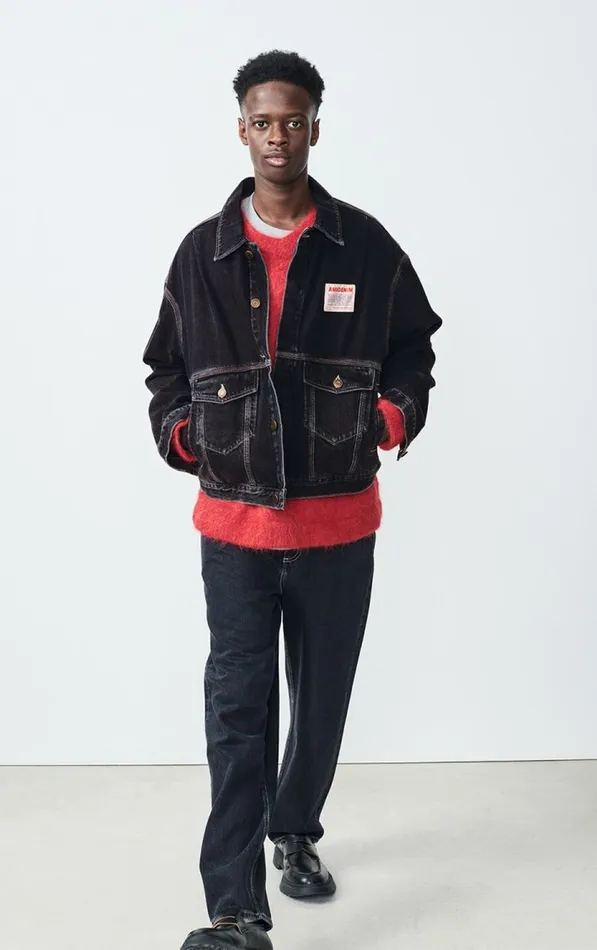 Jacket Yopday Black Vintage Men American Vintage Jackets and Blazers
