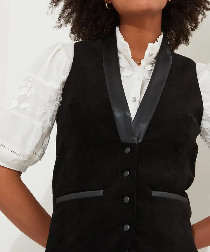 Joe Browns Coats and Jackets Women Ultimate Black Velvet Waistcoat Black Joe Browns Coats and Jackets Women Ultimate Black Velvet Waistcoat Black