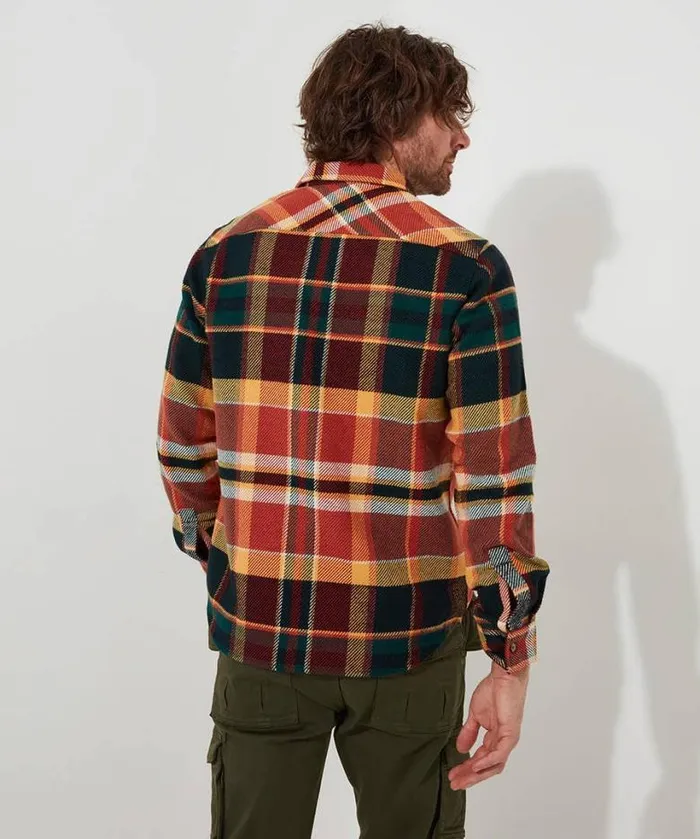 Joe Browns Shirts Men Ready For Action Check Shirt Orange Joe Browns Shirts Men Ready For Action Check Shirt Orange