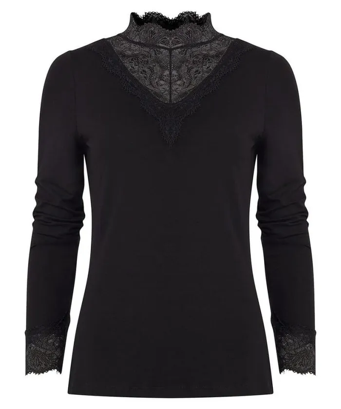 Joe Browns Tops Tunics and Blouses Women Darcie Lace High Neck Top Black Joe Browns Tops Tunics and Blouses Women Darcie Lace High Neck Top Black