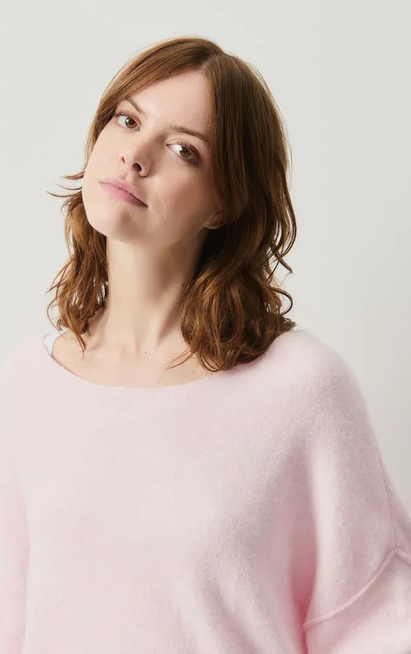 Jumper Damsville Melange Sugared Almond Women American Vintage Jumpers and Cardigans Jumper Damsville Melange Sugared Almond Women American Vintage Jumpers and Cardigans