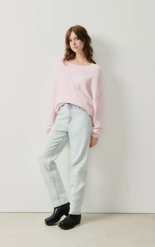 Jumper Damsville Melange Sugared Almond Women American Vintage Jumpers and Cardigans Jumper Damsville Melange Sugared Almond Women American Vintage Jumpers and Cardigans
