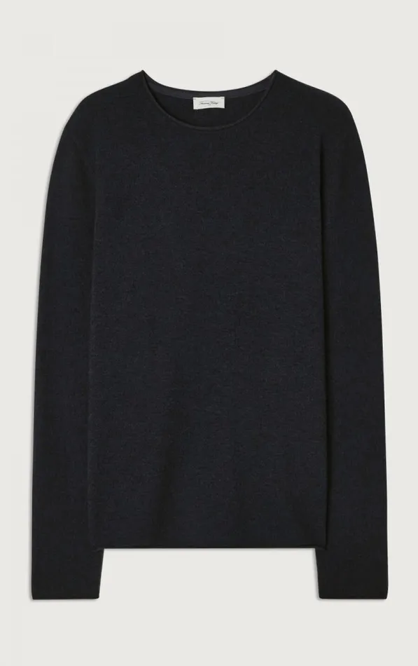 Jumper Ducksbay Navy Melange Black Men American Vintage Jumpers and Cardigans Jumper Ducksbay Navy Melange Black Men American Vintage Jumpers and Cardigans