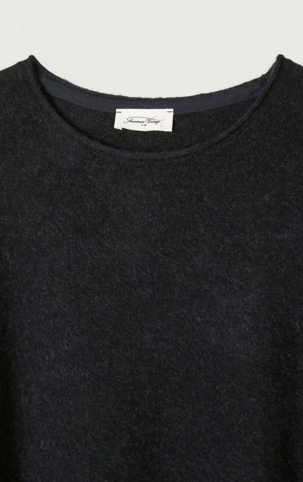 Jumper Ducksbay Navy Melange Black Men American Vintage Jumpers and Cardigans Jumper Ducksbay Navy Melange Black Men American Vintage Jumpers and Cardigans