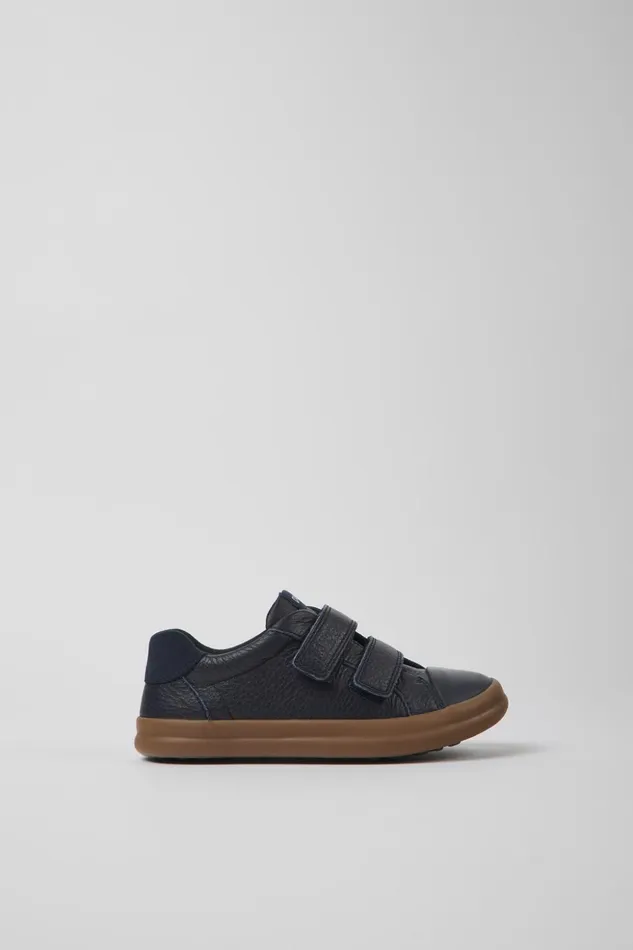 Kids Pursuit Blue Leather And Nubuck Sneakers For Kids Camper Sneakers Kids Pursuit Blue Leather And Nubuck Sneakers For Kids Camper Sneakers