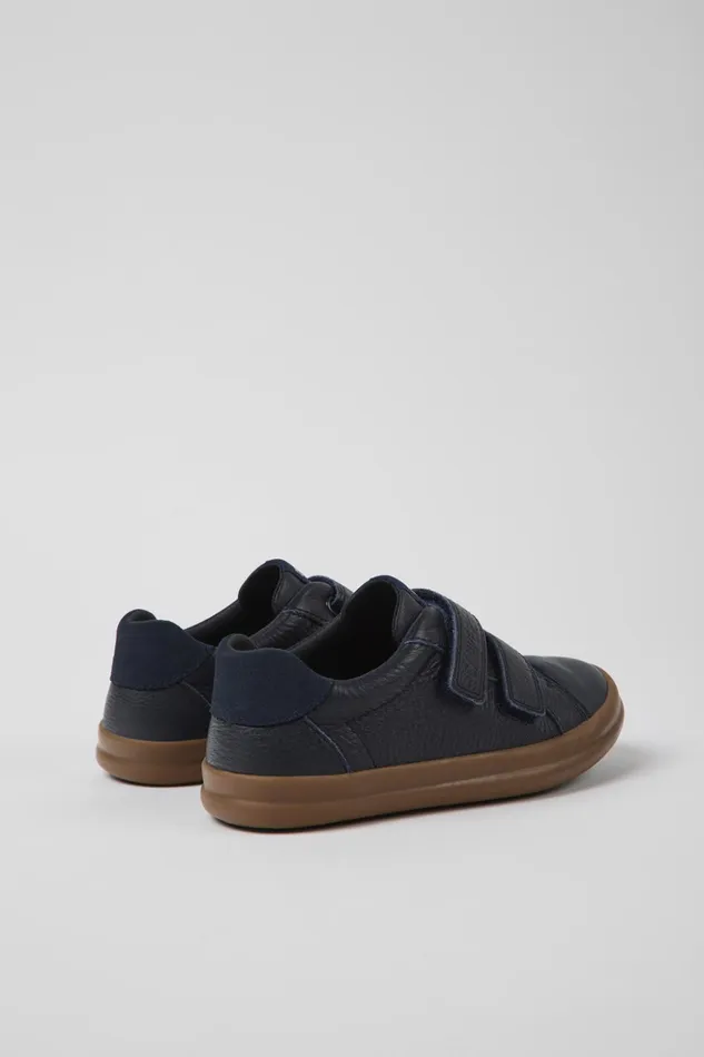 Kids Pursuit Blue Leather And Nubuck Sneakers For Kids Camper Sneakers Kids Pursuit Blue Leather And Nubuck Sneakers For Kids Camper Sneakers