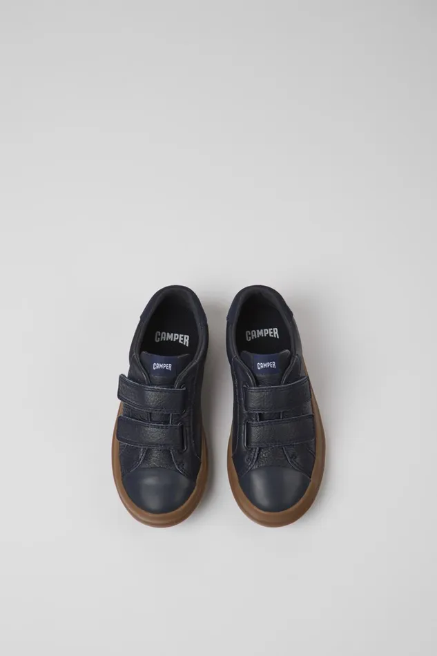 Kids Pursuit Blue Leather And Nubuck Sneakers For Kids Camper Sneakers Kids Pursuit Blue Leather And Nubuck Sneakers For Kids Camper Sneakers