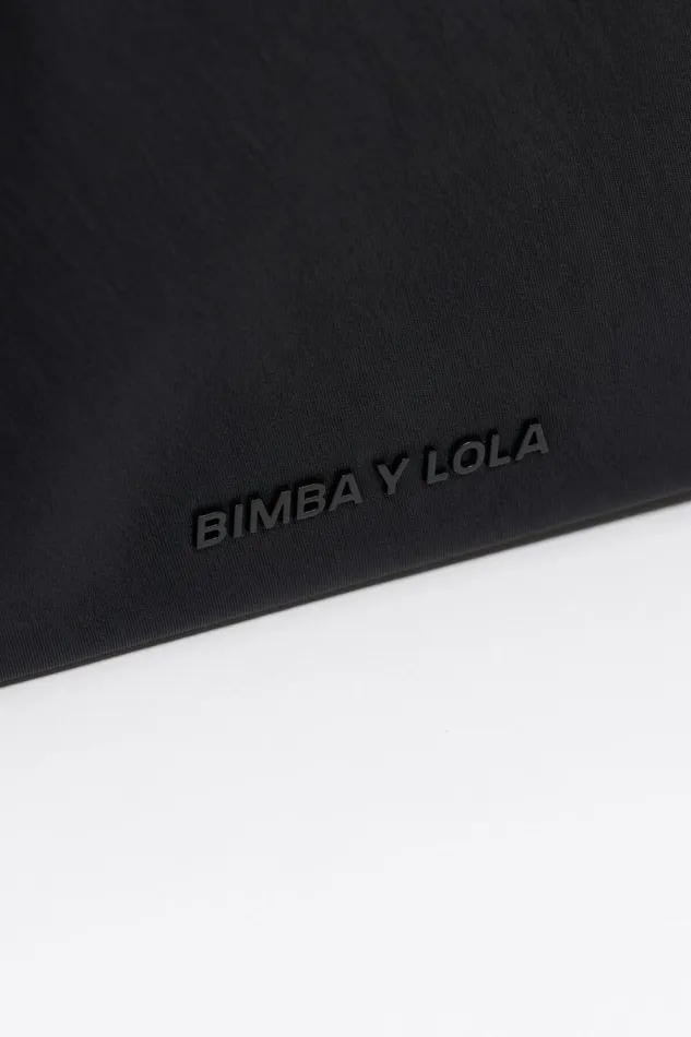 Large Black Nylon Makeup Case Black Women Bimba Y Lola Vanity Pouches Large Black Nylon Makeup Case Black Women Bimba Y Lola Vanity Pouches