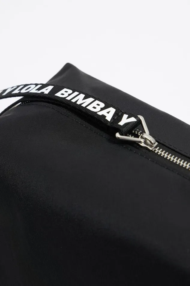 Large Black Nylon Makeup Case Black Women Bimba Y Lola Vanity Pouches Large Black Nylon Makeup Case Black Women Bimba Y Lola Vanity Pouches
