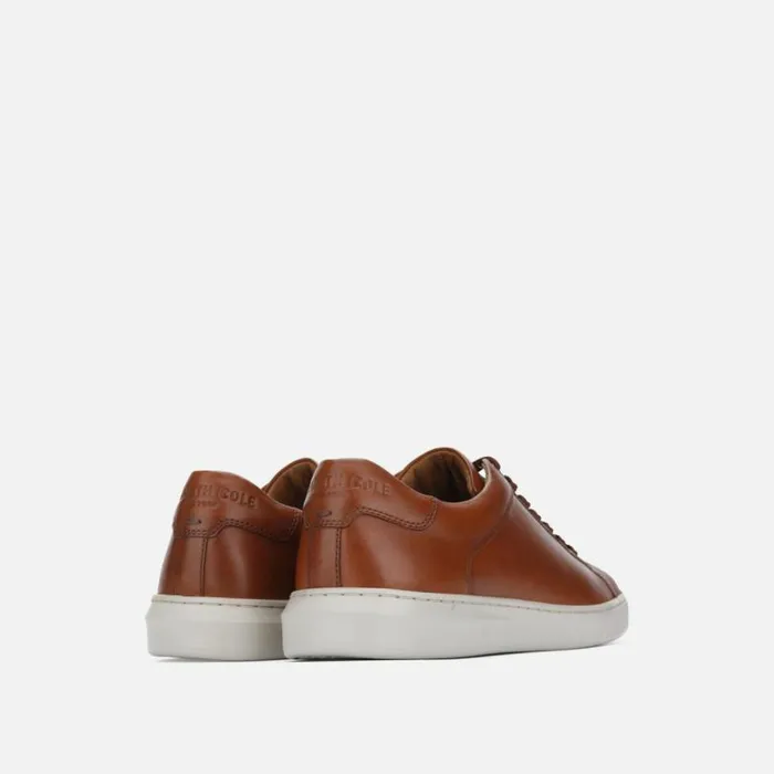 Liam Leather Sneaker With TechniCole Cognac Men Kenneth Cole Sneakers