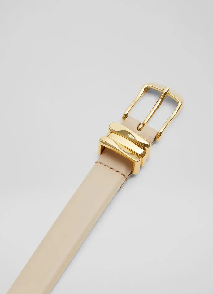 LK Bennett Georgette Black Leather Belt Women Belts