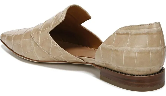 Loafers Women Franco Sarto Sarto Toby D039Orsay Flat Sand Leather