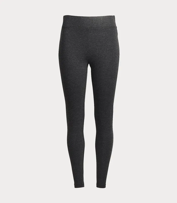 LOFT Petite Heathered Seamed Ponte Leggings Moonrock Grey Heather Women Petite Leggings LOFT Petite Heathered Seamed Ponte Leggings Moonrock Grey Heather Women Petite Leggings
