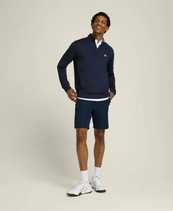 Long Sleeve Shirts Men Wilson Oc HalfZip Classic Navy Long Sleeve Shirts Men Wilson Oc HalfZip Classic Navy