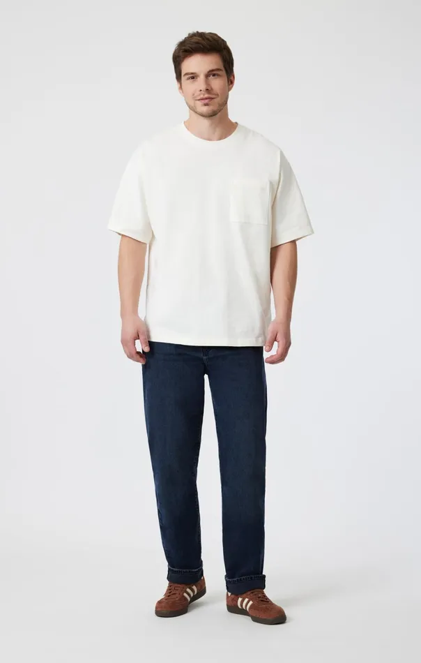 Marcel Loose Straight Leg Jeans In Ink Classic Blue Men Mavi Jeans Denim Marcel Loose Straight Leg Jeans In Ink Classic Blue Men Mavi Jeans Denim