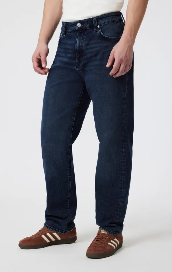Marcel Loose Straight Leg Jeans In Ink Classic Blue Men Mavi Jeans Denim Marcel Loose Straight Leg Jeans In Ink Classic Blue Men Mavi Jeans Denim