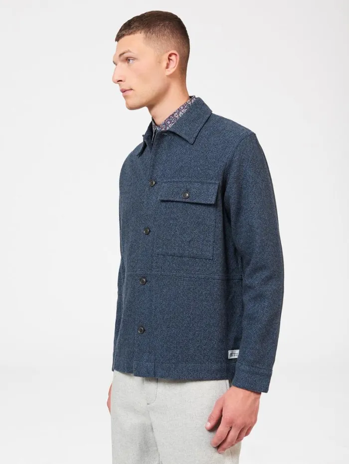 Men Ben Sherman Jackets and Outerwear Signature Casual Cotton Jacket