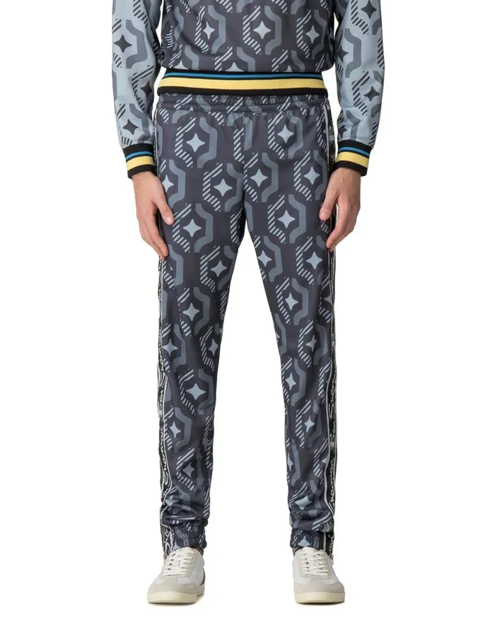 Men Ben Sherman Joggers and Track Pants X House Of Holland Geo Wallpaper Printed Tracksuit Pants