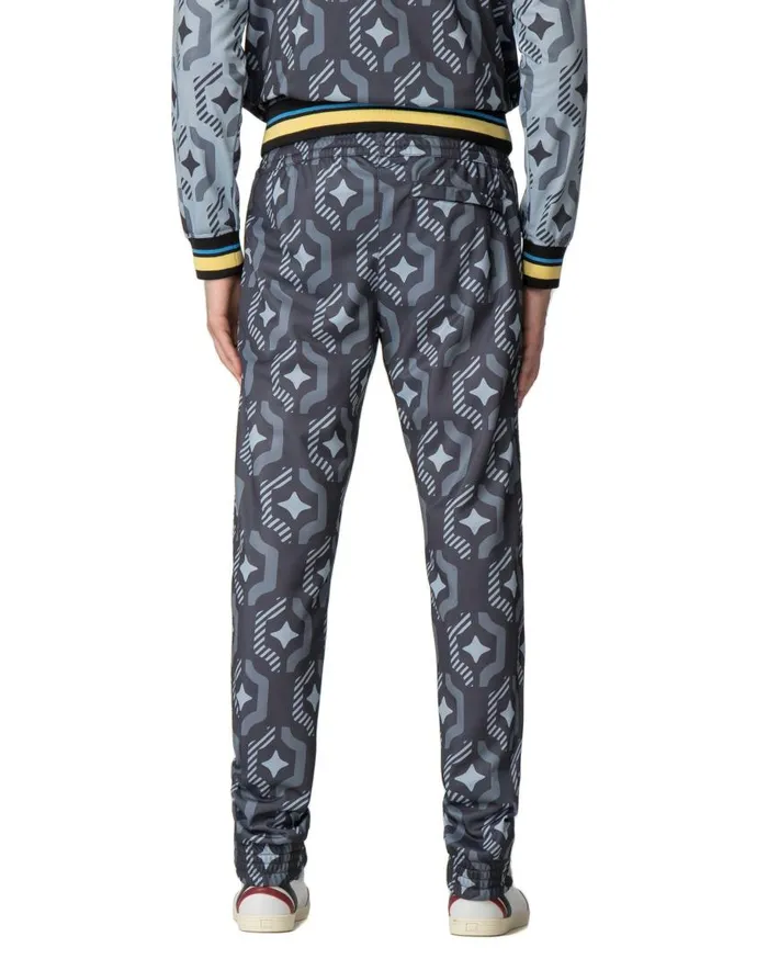 Men Ben Sherman Joggers and Track Pants X House Of Holland Geo Wallpaper Printed Tracksuit Pants