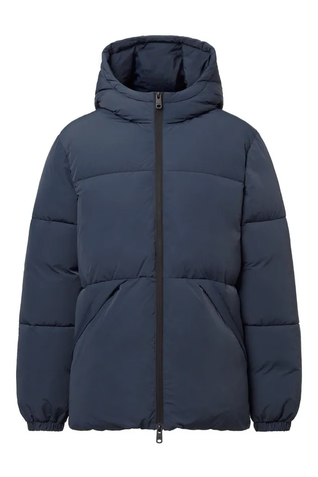 Men Blue Bans Jacket Ecoalf Coats And Jackets