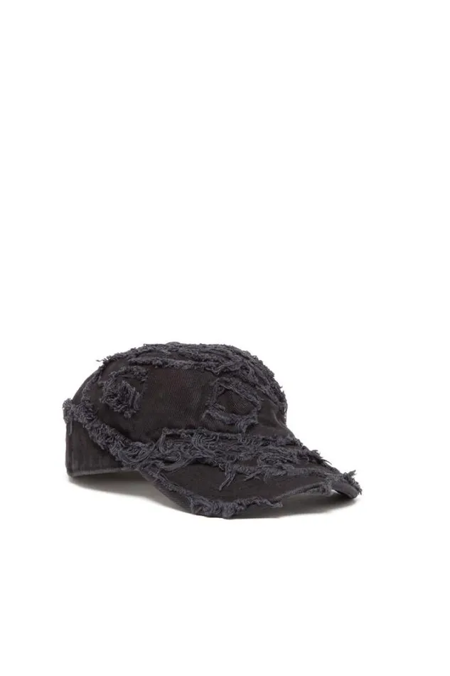 Men CObis Black Diesel Caps Gloves And Scarves