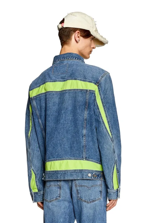 Men DBarcyRsS Light Blue Diesel Outerwear And Jackets Men DBarcyRsS Light Blue Diesel Outerwear And Jackets