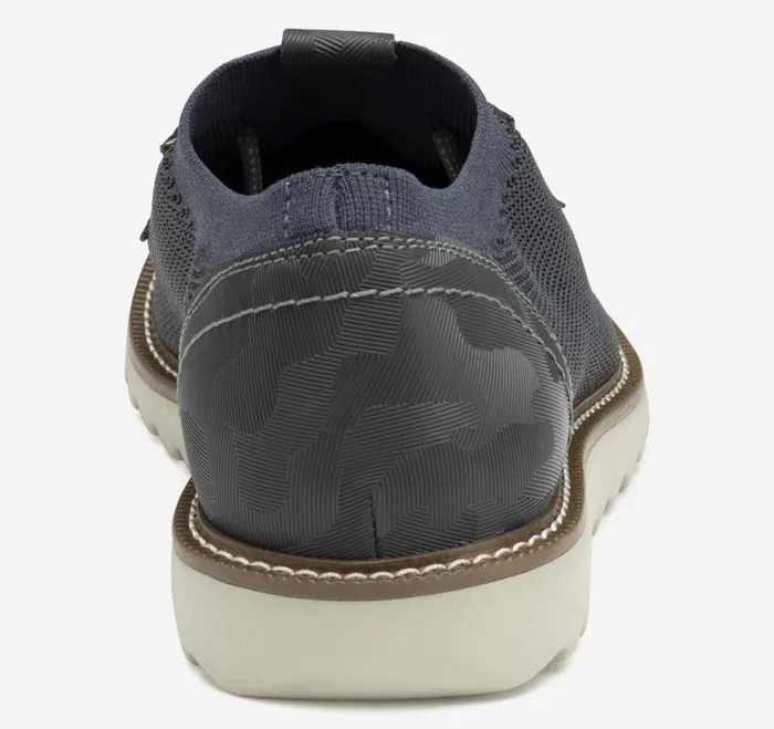 Men Duncan Knit Plain Toe Navy Knitcamoembossed Leather JohnstonandMurphy LaceUps Men Duncan Knit Plain Toe Navy Knitcamoembossed Leather JohnstonandMurphy LaceUps