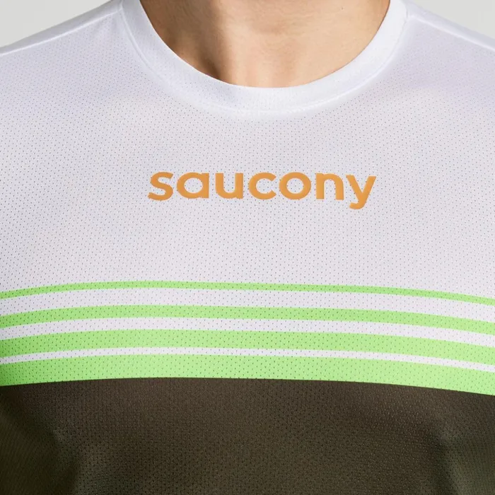 Men Elite Long Sleeve Umbra Saucony Tops