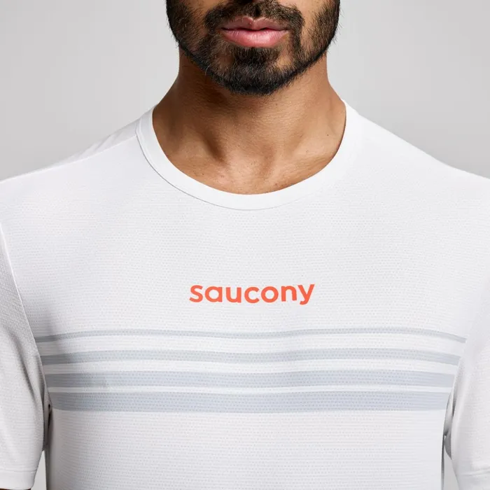 Men Endorphin Short Sleeve Cloud Saucony Tops