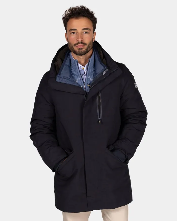 Men Jackets NZA New Zealand Auckland Dark Blue Quilted Parka Jacket 8211 Winter Navy Men Jackets NZA New Zealand Auckland Dark Blue Quilted Parka Jacket 8211 Winter Navy