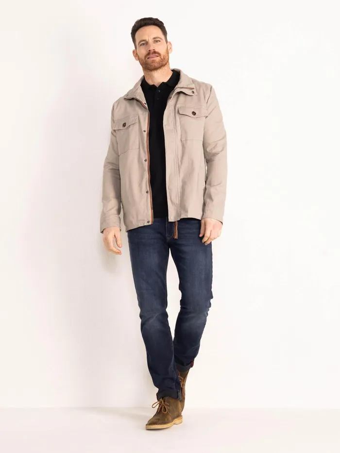 Men Jackets Petrol Industries Field Jacket Wild Dessert